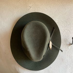 Green Suede Hat